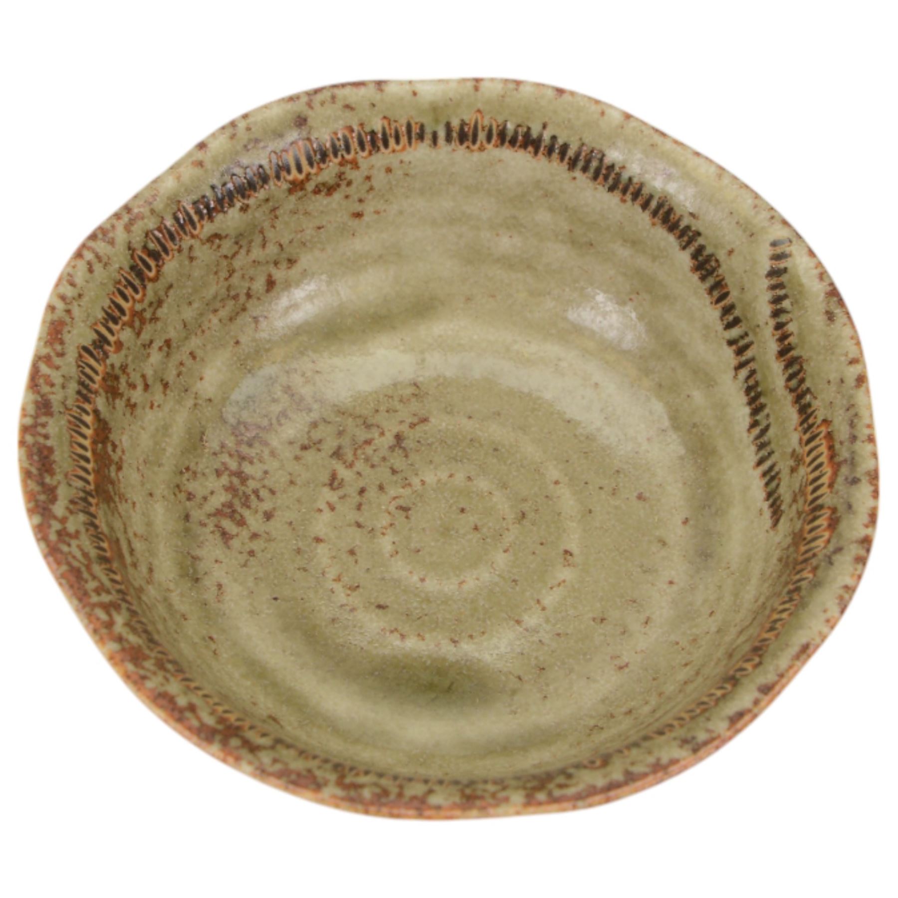 Celtic pottery Newlyn, bowl, dish and plate, together with other studio pottery 