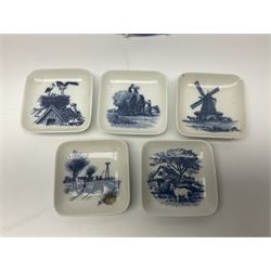 Royal Copenhagen, Mors Dag 1973 plate, together with Royal Copenhagen  vase and ticket dishes and a Lladro swan  