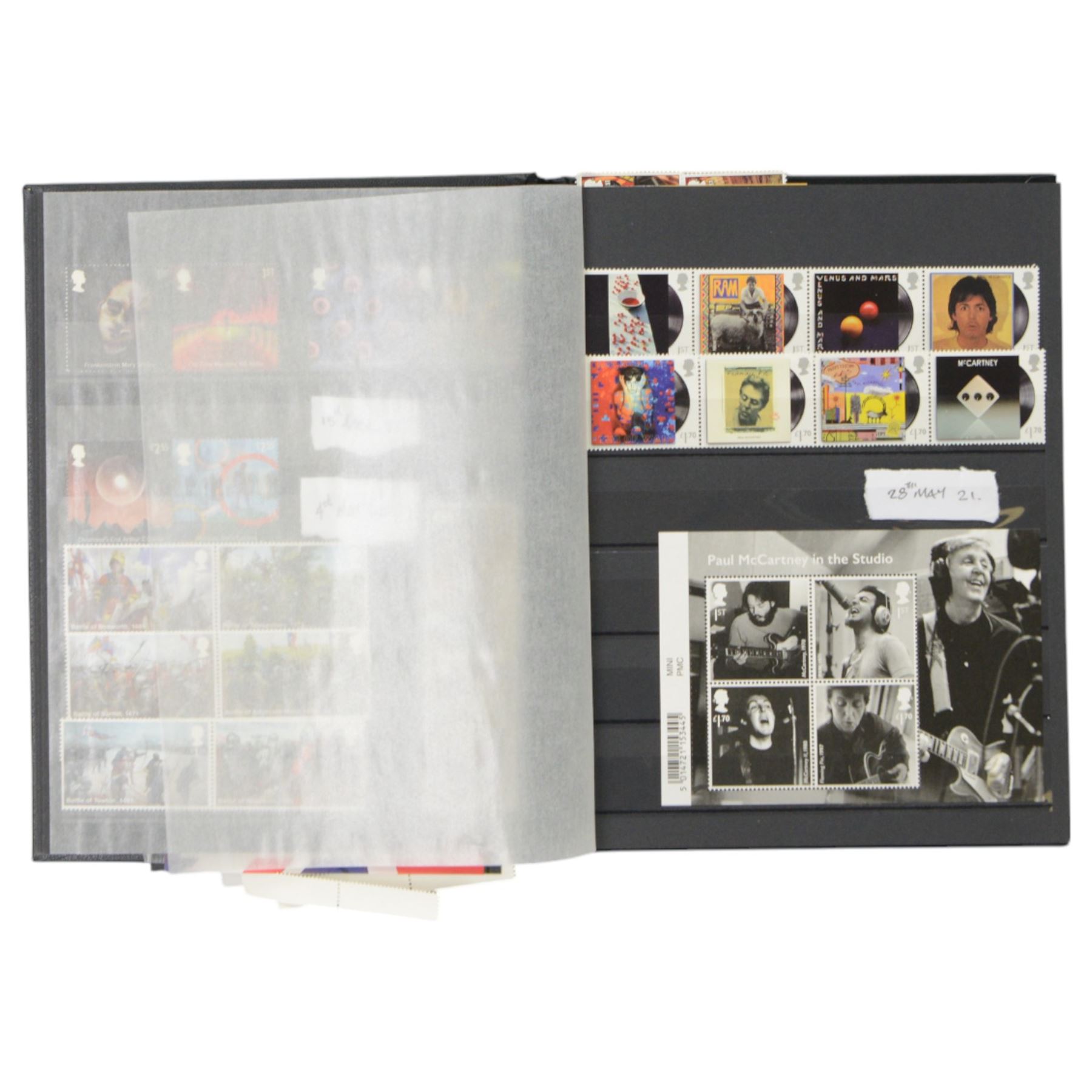 Queen Elizabeth II mint decimal stamps, face value of usable postage approximately 640 GBP