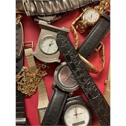 Collection of wristwatches including Quartz examples 