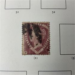 Two stamp albums, containing Great British and World stamps, including Queen Victoria penny reds, Queen Victoria and later Mauritius stamps, including over prints, etc 