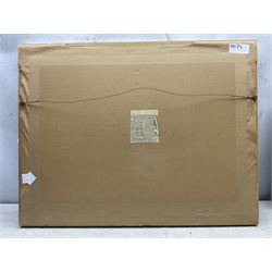 Walter Graham Scott-Brown (British 1887-1987): View Across the Thames, pastel signed in pencil 36cm x 54cm