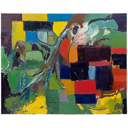 Kane Cunningham (British 1961-): 'Northdale', oil on canvas, signed titled and dated '21 verso 119cm x 149cm