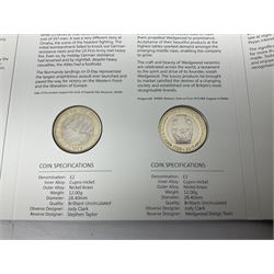 The Royal Mint United Kingdom 2019 brilliant uncirculated annual coin set, in card folder