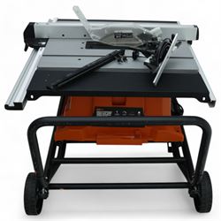 Evolution R255 PTS 255MM portable table saw, with multi material cutting blade