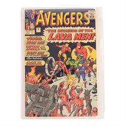 Two Marvel Silver Age 1964 'The Avengers' comic books, comprising issues #4 and #5