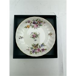 Minton Spring Bouquet pattern part tea and dinner service, including six dinner plates, six side plates, two covered dishes etc, together with Minton Marlow pattern part tea service  