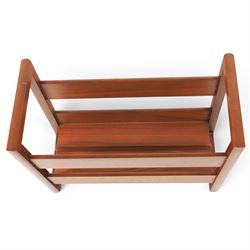  Guy Rogers - mid 20th century teak magazine rack