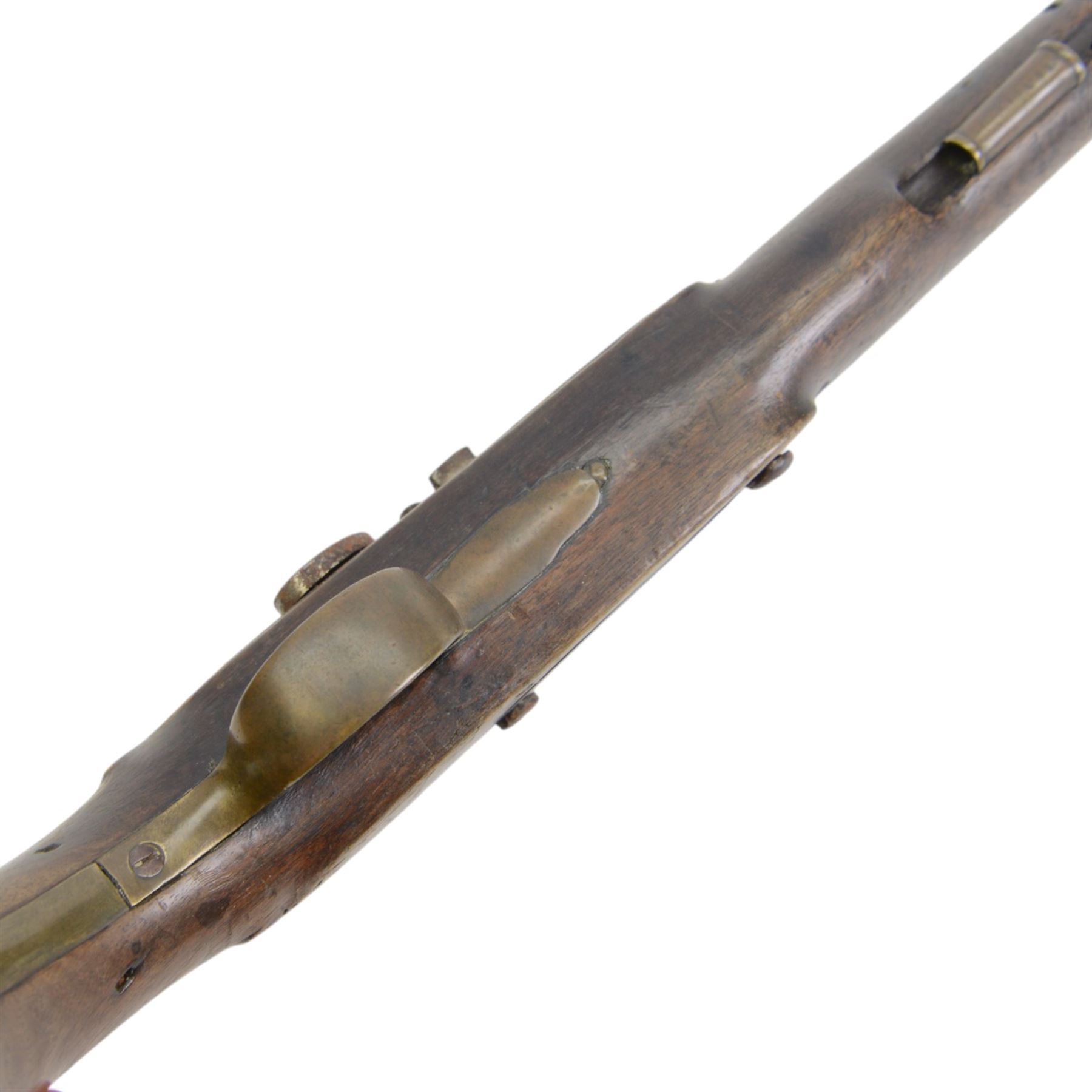 19th century percussion pistol, L41cm