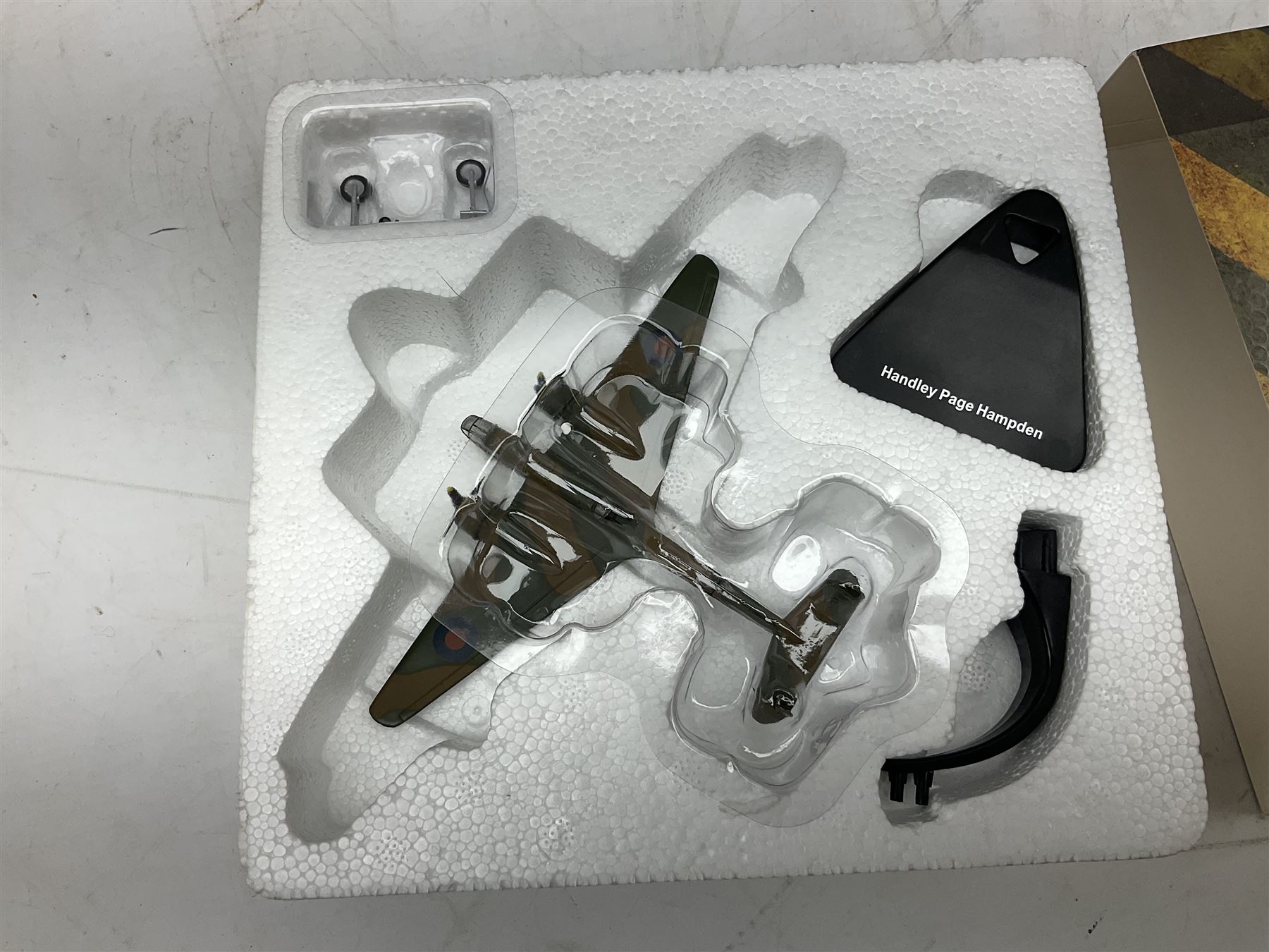 Nineteen Atlas Editions die-cast models of aircraft; to include Douglas Dakota C-47, Forke Wulf, Handley Page Halifax, De Havilland DH-98 Mosquito Mk.IV, etc and two others similar by IXO Models; all boxed (21)

