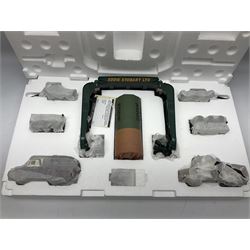 Corgi Eddie Stobart - CC12305 Scammell Contractor x 2, Girder Trailer, Bogies and Sheeted Load; and CC12306 Scammell Contractor Wrecker; each in simulated 'crate' box (2)