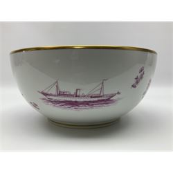 Royal Copenhagen, Margrethe 2nd Anniversary bowl 1972-1982, limited edition 1826/2000, D24cm