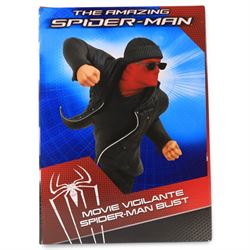 Three Diamond Select Toys The Amazing Spider-Man busts, comprising Movie Lizard, Movie Spider-Man and Movie Vigilante Spider-Man, all boxed