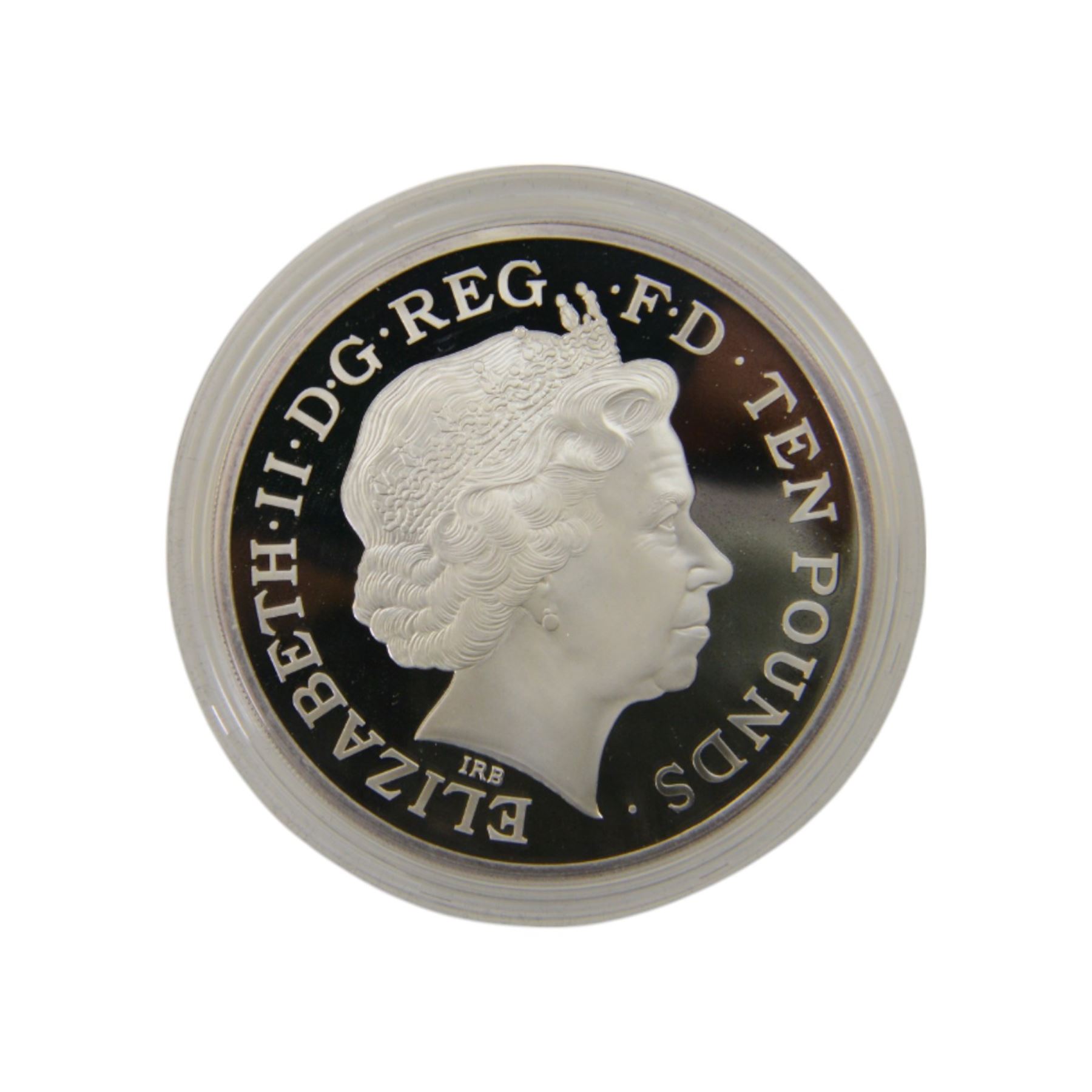 The Royal Mint United Kingdom 2012 'London 2012' five ounce fine silver proof ten pound coin, cased with certificate