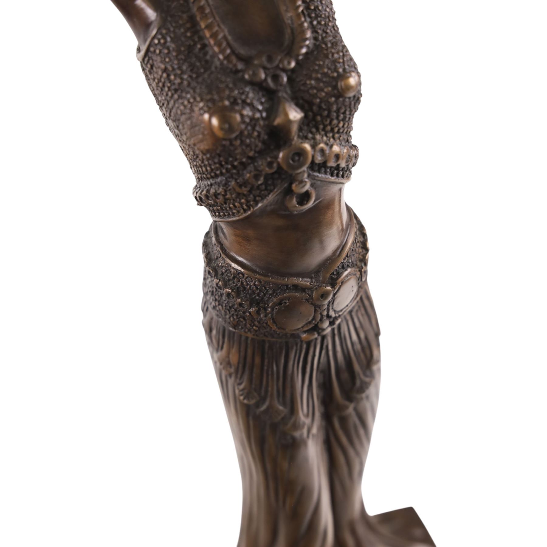 After Chiparus three Art Deco figures modelled dances, H60cm 