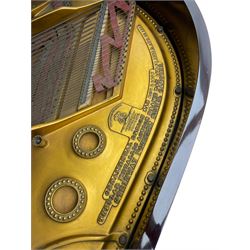 Steinway & Sons, Model A 188  grand piano - introduced in 1896, serial number 101814 (1901-1902) manufactured in Hamburg, with 20 overstrung bass notes, 85 ivory and ebony keys, in a  rosewood case with square tapered legs, roller repetition action with original stringing, felt, dampers and hammers, cast frame detailing numerous patents and awards 1859, 1872 and 1875, conforming lyre with sustaining and una corda pedals.

This item has been registered for sale under Section 10 of the APHA Ivory Act