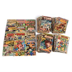 Collection of Bronze Age and later Marvel comic books, titles including  The Invincible Ir...