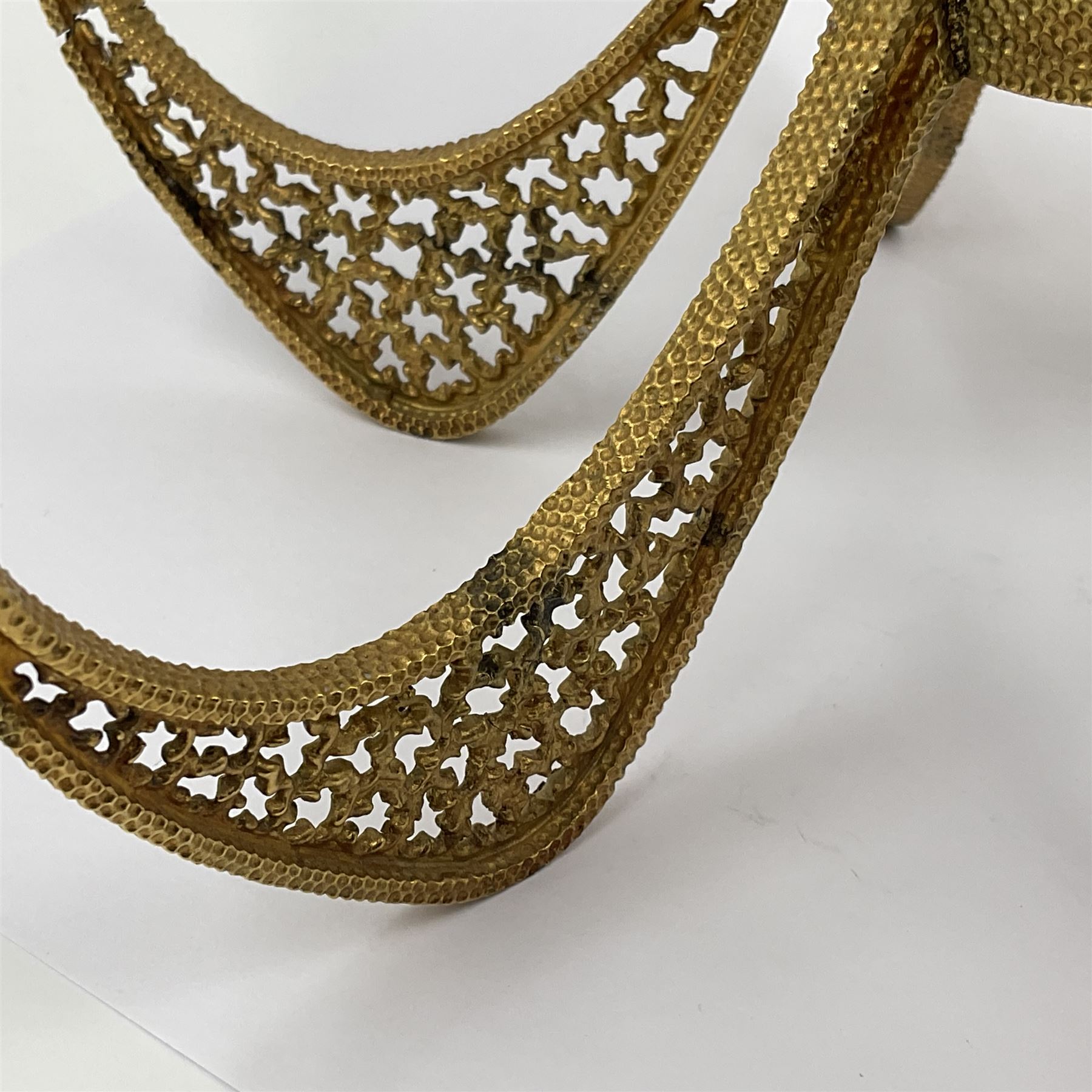 Modernist silver plated candelabra centrepiece by Stuart Devlin, with six pierced gilt branches supporting a central tapering cylindrical rose bowl and six fluted candle holders, with detachable star shaped gilt cover, stamped SD, TG to underside of central bowl, overall H17cm