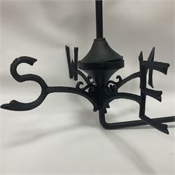 Wall mounting weathervane with Blacksmith finial, H56