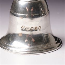  Elizabeth II silver table bell H10.5cm London 1977 Maker Da-Mar Silverware 5.2ozt (164 grams)