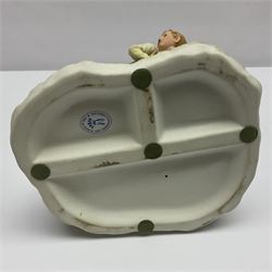 Capodimonte The Cheats, signed Zanella, together with another Capodimonte figure, H24cm  