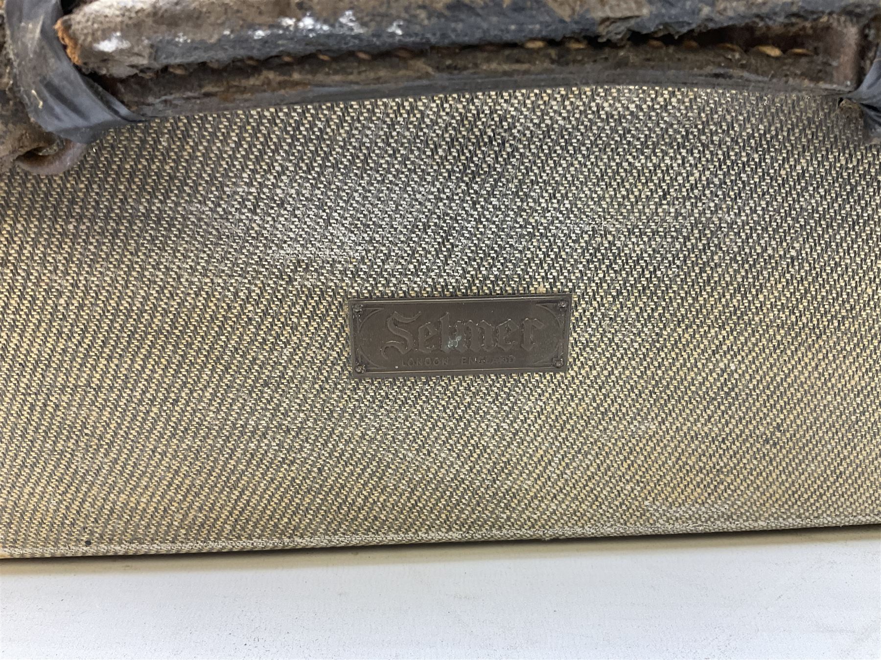 Selmer Clavioline portable electric keyboard, in original case, amp & speaker combined in lid, H41cm, W56.5cm