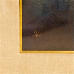 Ara Berberyan 'Arbe' (Armenian 1958-): 'Antanik', large limited edition giclée print signed and numbered 4/150 in pen 100cm x 75cm