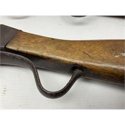 RFD ONLY AS NOT NITRO OR BLACK POWDER PROOFED - two late 19th century Martini Henry .303 carbines in poor condition for spares or repair, no visible numbers (2)