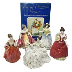 Five Royal Doulton figures, comprising F