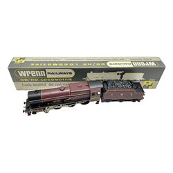 Wrenn '00' gauge - Class 6P (Royal Scot) 4-6-0 locomotive 'Royal Scot' No.6100 in LMS Maroon; smoke deflectors present but not fitted; boxed with instructions.