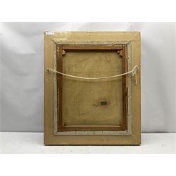 Owen Bowen (Staithes Group 1873-1967): Still Life - Flowers in a Glass Vase, oil on canvas signed 59cm x 49cm