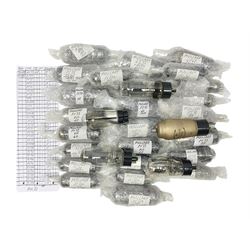 Collection of Mullard thermionic radio valves/vacuum tubes, including VP2, AZ31, PZ30, CY1, EL38 etc approximately 30 as per list, unboxed