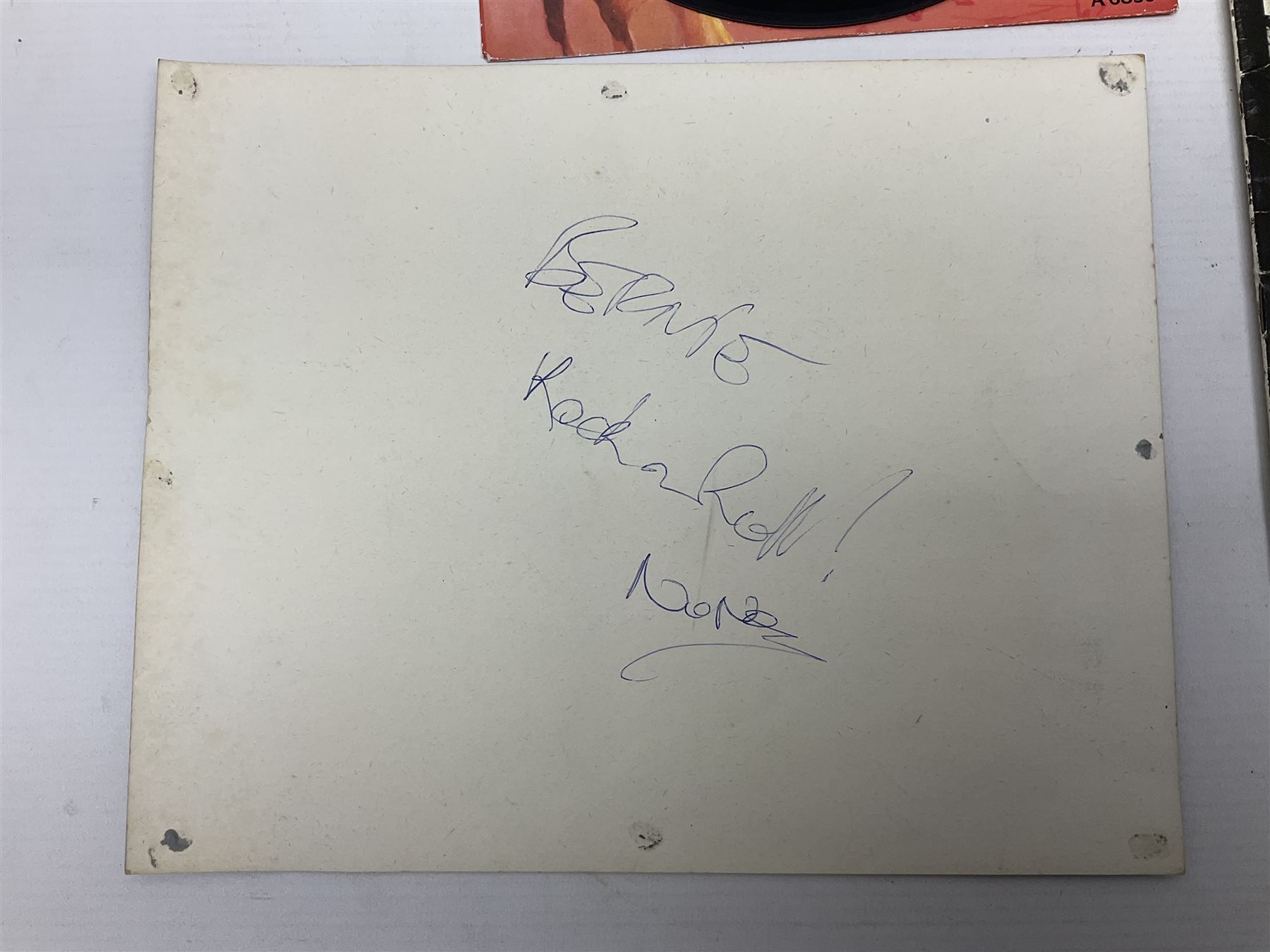 Ozzy Osbourne Shot in the Dark single, Rush World Tour magazine etc 