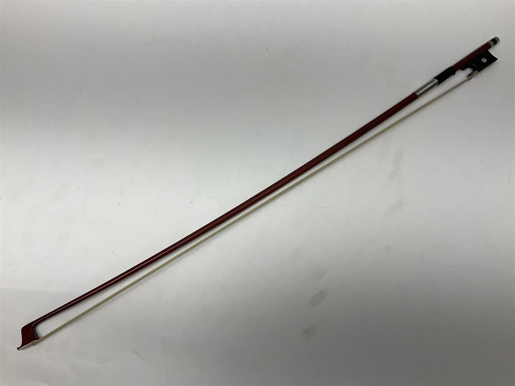 Three Stentor Student violins - three-quarter size with 33cm two-piece back; and two quarter size each with 28cm two-piece back; each in carrying case with bow (3)