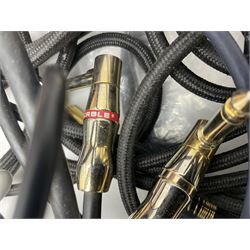 Zoom GFX-4 Guitar Effects processor; quantity of assorted cables; tremolo arms; plectrum wallet; Steepletone SMH10 earphones etc