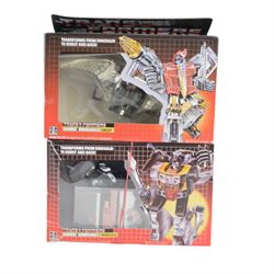 Five Takara Hasbro Heroic Autobots, comprising Swoop, Sludge, Slag, Grimlock and Snarl, all boxed