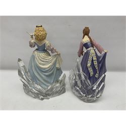 Eight Franklin Mint figures, including Sleeping Beauty, Vienna Waltz, Princess of Glass Mountain, Princess of the Ice Palace etc 