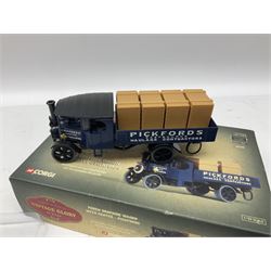 Four boxed Corgi ‘Vintage Glory of Steam’ die-cast models, comprising Fowler B6 Road Locomotive, Foden Steam Wagon, Sentinel Platform Wagon and Foden Dropside Wagon