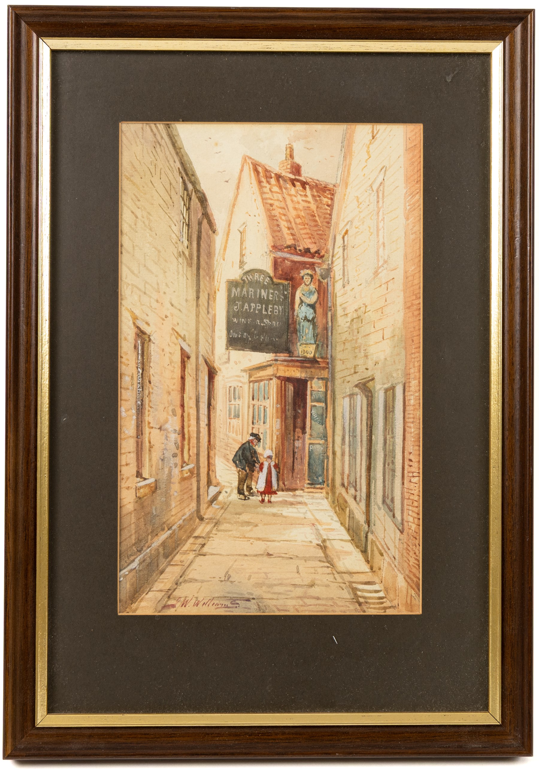 John Wynne Williams (British fl.1900-1920): The Three Mariners Inn, Low Conduit Street, Kind Richard III House, and two further Scarborough views, set of five watercolours signed max 25cm x 15cm (5)