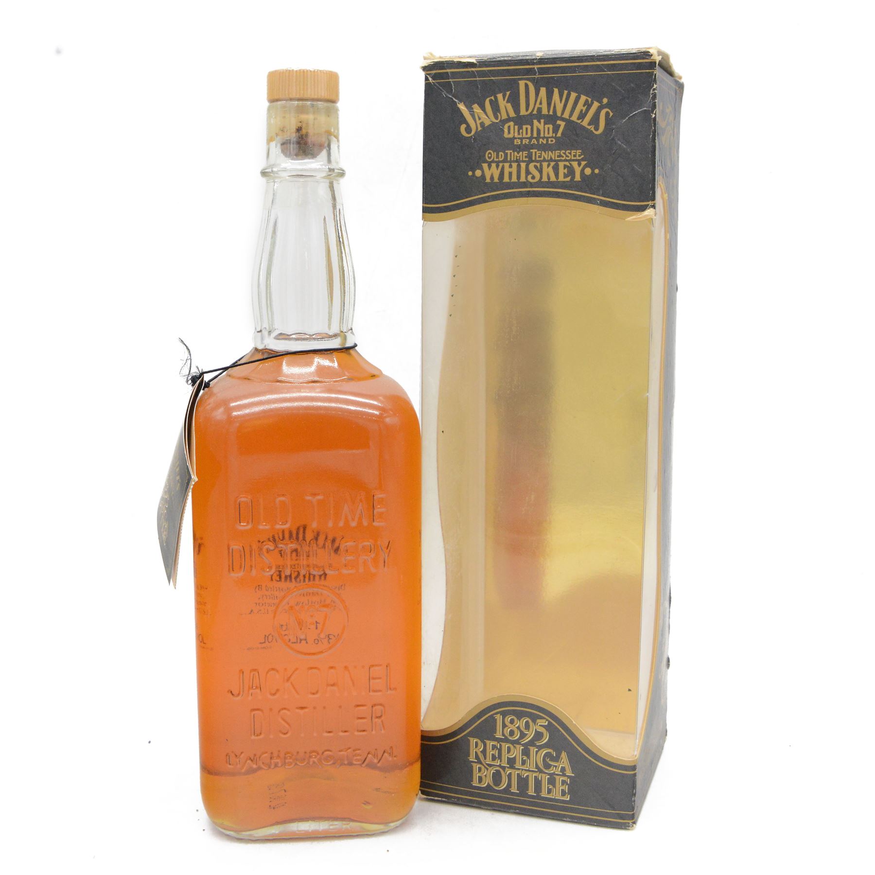 Jack Daniels, Old Time No. 7, 1895 replica bottle, 1litre, 43% vol