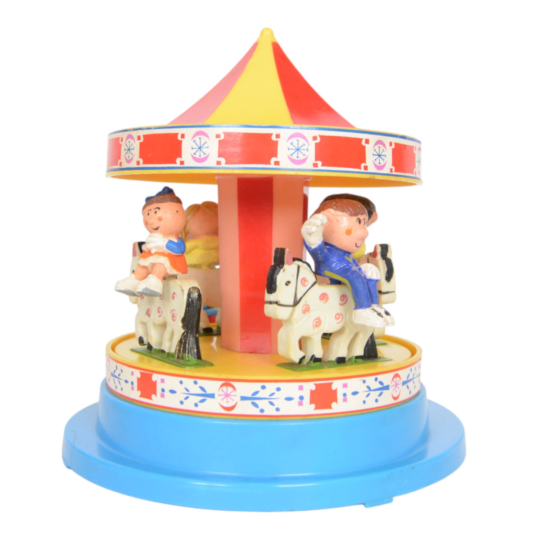 1970s Corgi Magic Roundabout musical carousel no. 852,  modelled with five figures, boxed