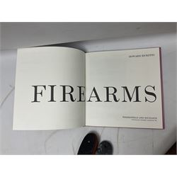 George V 1897 pattern Infantry officers sword, the 82cm single fullered blade with traces of etched detail and George V crown cipher, the ricasso marked Hawksworth Sheffield, pierced half basket hilt with George V cypher, wire-bound fish-skin grip with brass pommel and backstrap; in leather scabbard L102cm overall; together with two sectional gun cleaning rods; swagger stick made of leather strips etc