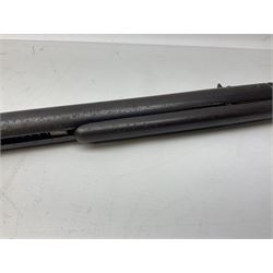 Diana Model 27 .177 air rifle with under lever action and walnut stock L108cm