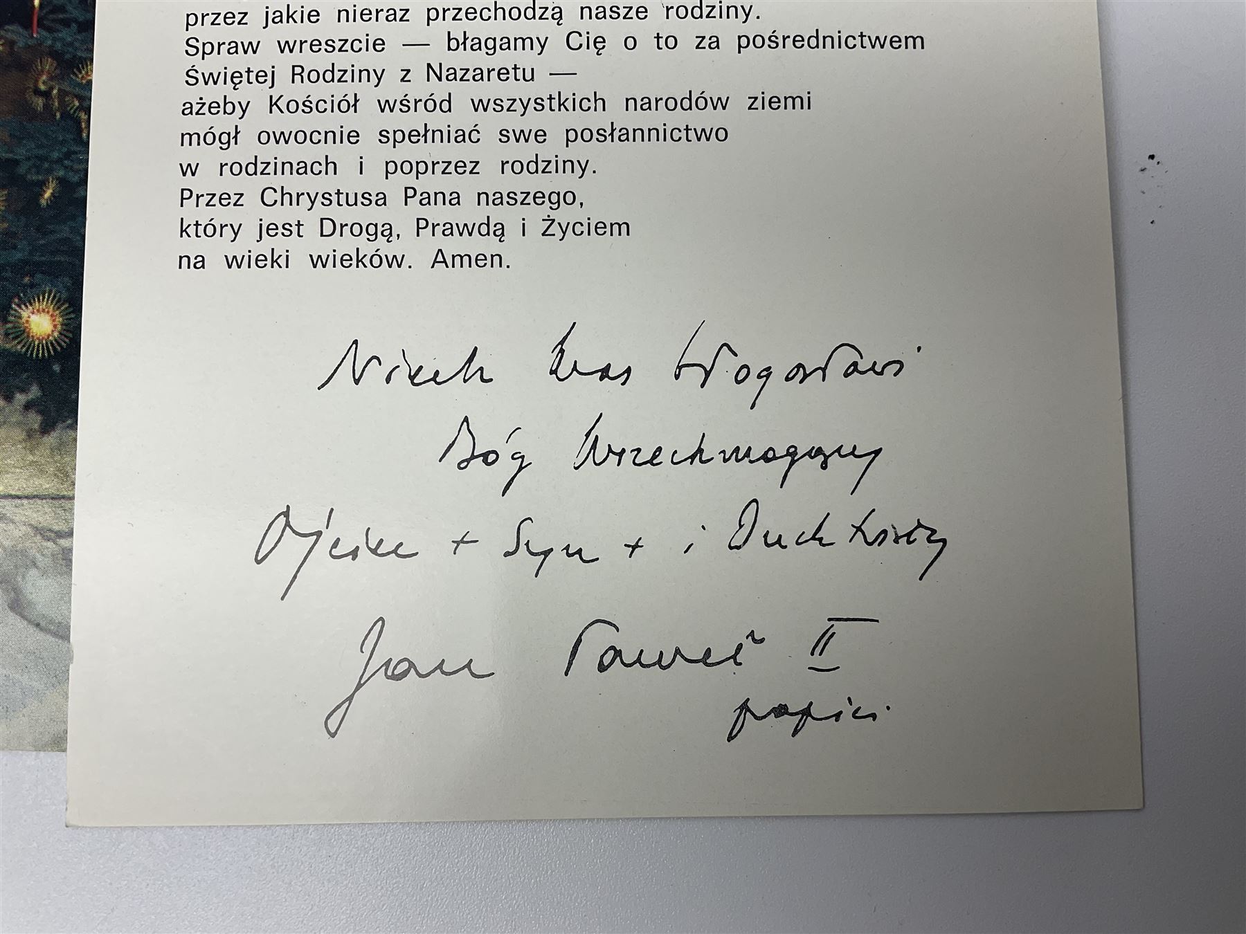 Helen Bradley signed presentation book; quantity of letters and cards from the Pope John Paul II 1970s-1990s; and two Elvis items