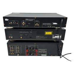 Marantz Synthesizer Stereo Tuner ST-59; Marantz Integrated Stereo Amplifier PM-44SE; DENON PCM Audio Technology/Compact Disc Player DCD-695 (3)