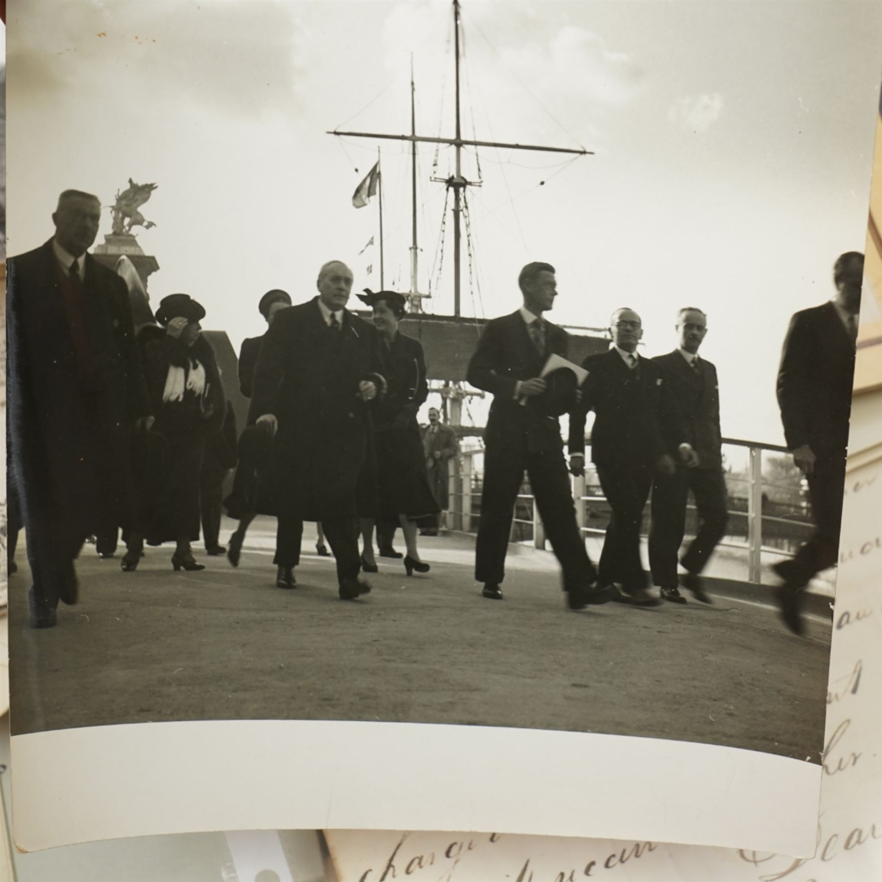 Ephemera including 19th century indenture, Victorian memorial cards and envelopes, sampler by Mary Wilson aged 11, 1940s photographs of George VI and royal family, miniature map of Turin circa 1600 and other items 