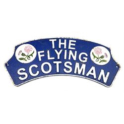 'The Flying Scotsman' type plaque, W40cm