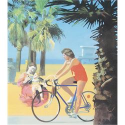Sir Peter Blake (British 1932-): 'Madonna on a Venice Beach III', limited edition screenpr...