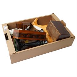 Beswick horses, Appaloosa and Palomino racehorse together with plated candlesticks, cased ...