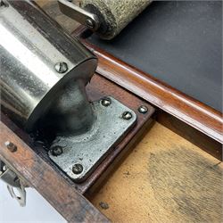 Underwood standard duplicator, in original wooden box, with gilt lettering to cover